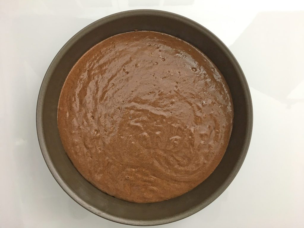 Le gâteau au chocolat prêt à être cuit par adam brunet chef à domicile sur le Bassin d'Arcachon et la région bordelaise.
