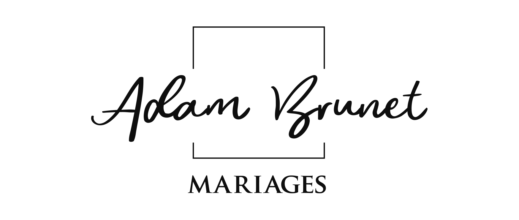 Logo adam brunet mariage
